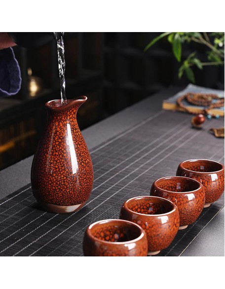 Orange Sake Set